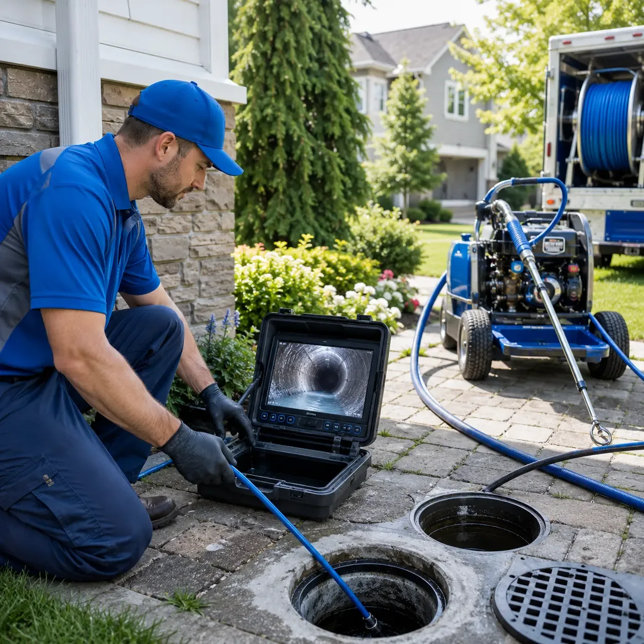 Outdoor drain cleaning professionals serving Lowgap, NC