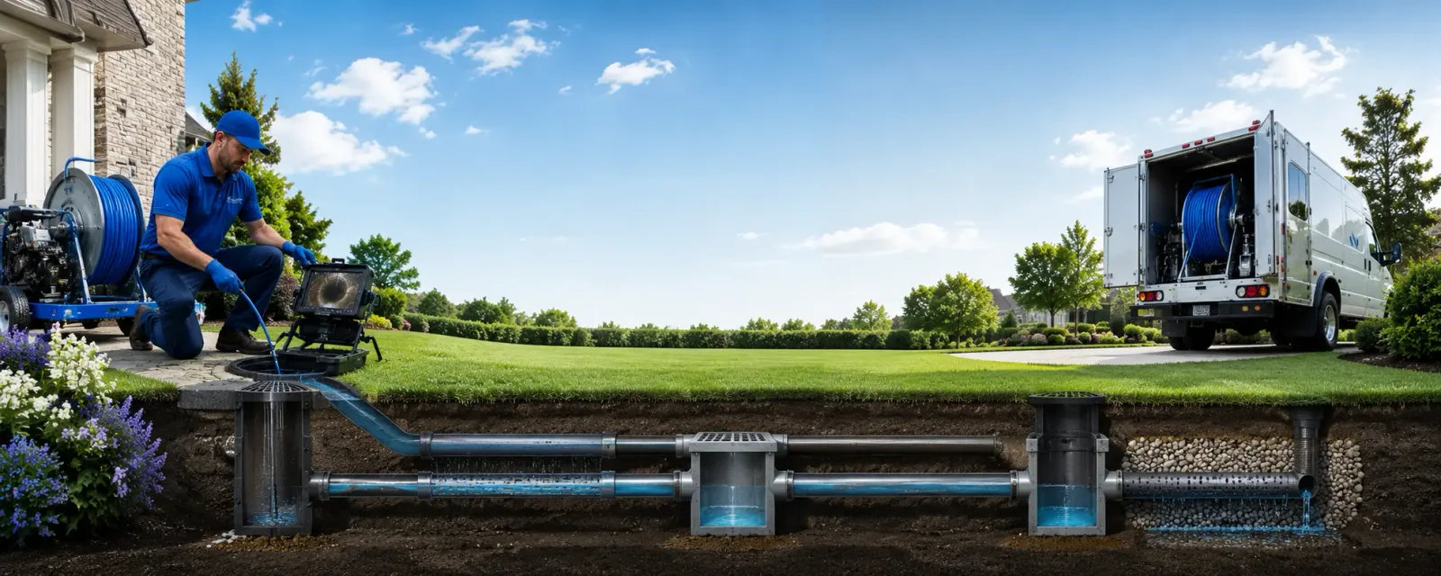 Outdoor drain cleaning information for Lowgap, NC